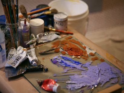 Для занятий по живописи масляными красками - Студия рисования «Живописец»